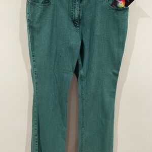 Jeanology Green Denim Jeans